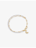 Astley Clarke moonstone charm bracelet (British brand)
