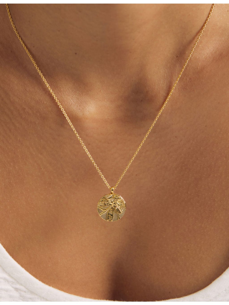 Astley Clarke Terra Loved 18ct gold plated locket necklace, UK version