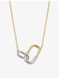Astley Clarke U-Hoop necklace 18ct gold-plated sterling silver - British product