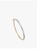 Astley Clarke 18ct yellow gold plated sterling silver bangle bracelet, UK version