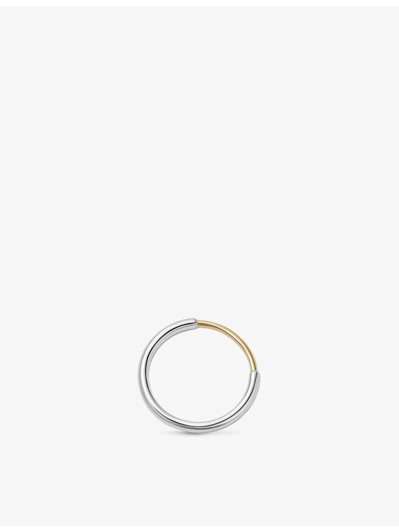 Astley Clarke Aurora U-Hoop 18ct gold plated sterling silver ring (British brand)