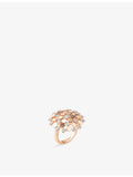 Chaumet 18ct rose gold diamond ring 1.27ct, imported from the UK