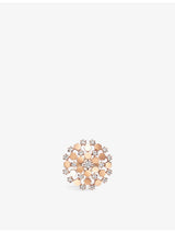 selfridges Chaumet Bee de Chaumet 18ct Rose Gold 1.27ct Diamond Ring- Buy online at McGrocer