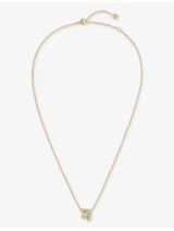 selfridges Chaumet Bee de Chaumet 18ct Yellow Gold and 0.3ct Diamond Pendant Necklace- Buy online at McGrocer