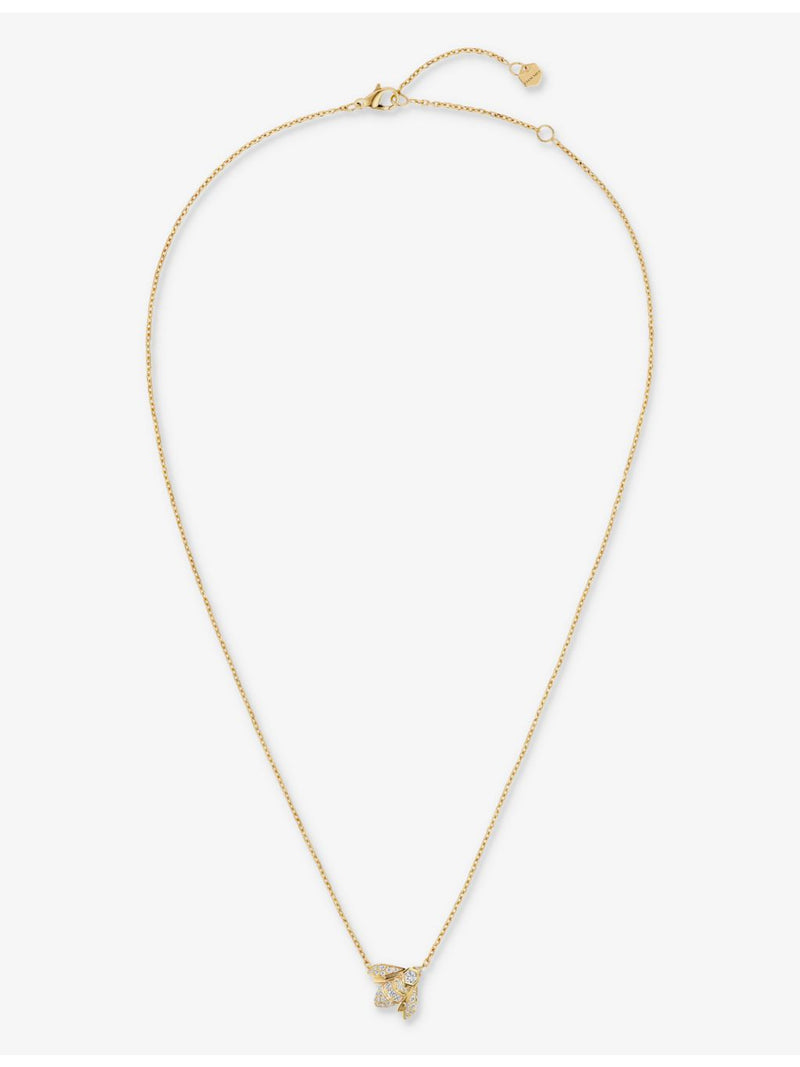 Chaumet bee diamond pendant necklace 18ct yellow gold, imported from the UK