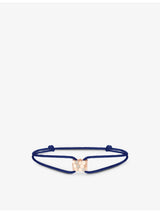 selfridges Chaumet Bee de Chaumet 18ct Rose-Gold and 0.05ct Brilliant-Cut Diamond Bracelet- Buy online at McGrocer