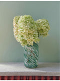 HAY Splash swirl-pattern glass vase 20.5cm (British brand)