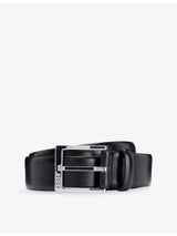 selfridges BOSS Branded Buckle Leather Belt 3.5cm- Buy online at McGrocer