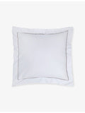 The Little White Company Savoy Oxford cotton pillowcase standard, UK version