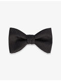 HUGO micro-dot silk bow tie pre-tied 10.6cm, imported from the UK