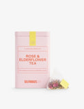 Selfridges Edit rose and elderflower tea tin 60g (British brand)