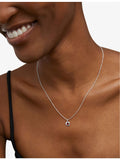Monica Vinader sterling silver and red garnet necklace, imported from the UK