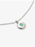 Monica Vinader May birthstone sterling silver necklace 41-46cm (British brand)