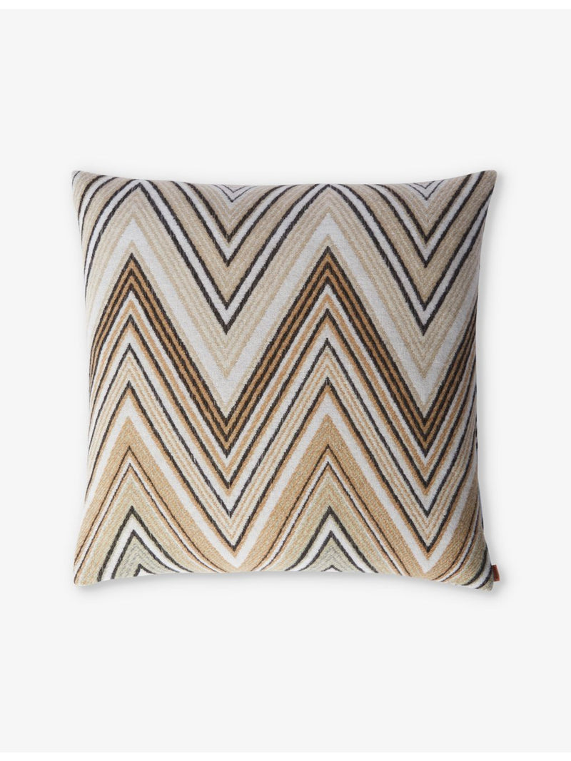 Missoni Home zig-zag wool-blend cushion 60cm - British product