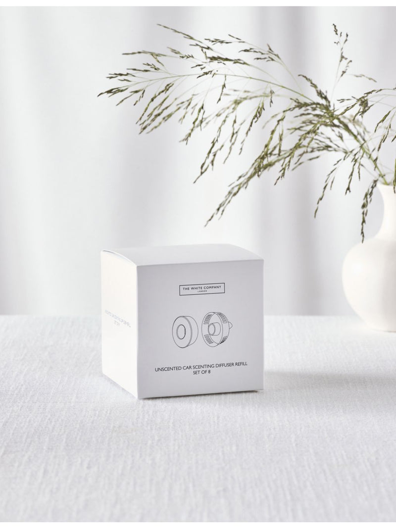 The White Company unscented car scenting refill pack of eight - British product