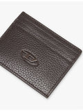 Diesel leather cardholder with logo badge 10.5cm - British product