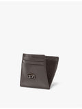Diesel leather cardholder with logo badge 10.5cm - British product