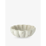 selfridges The White Company Scalloped Marble Bowl 15cm- Buy online at McGrocer