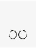 Shaun Leane sterling-silver and enamel hoop earrings 6.25mm - British product