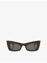 selfridges Saint Laurent SL 702 Cat Eye-Frame Injected Sunglasses- Buy online at McGrocer