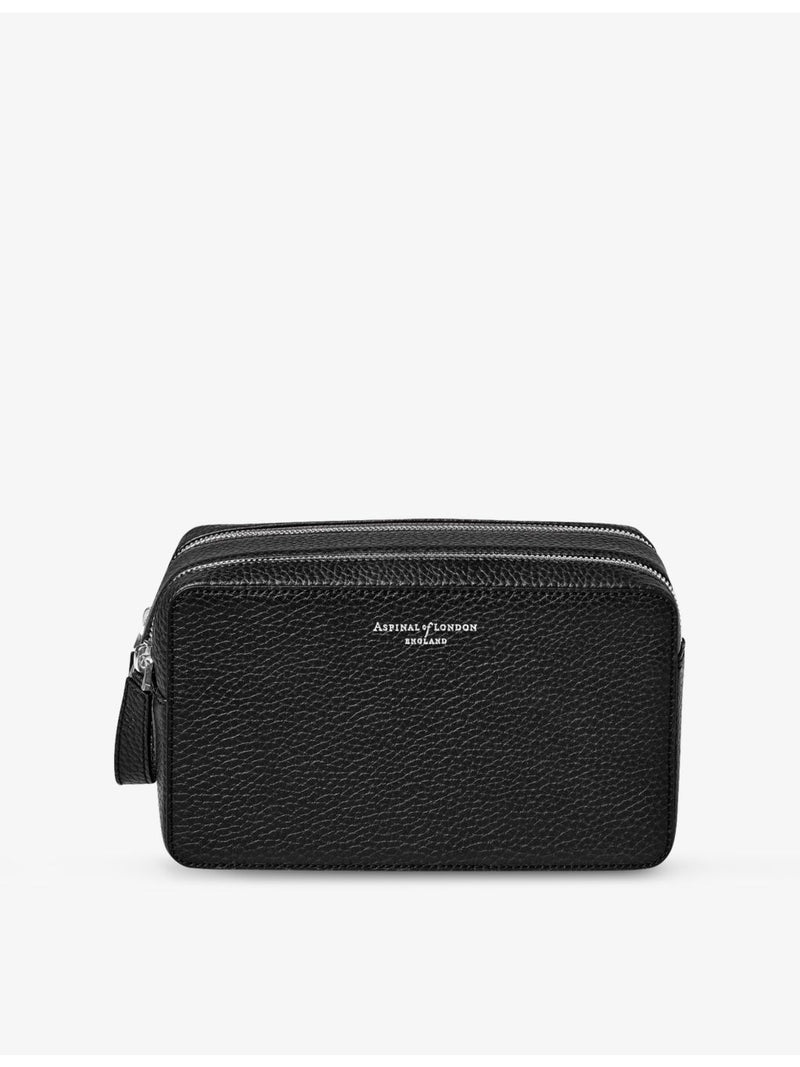 Aspinal of London Mount Street leather wash bag - British product