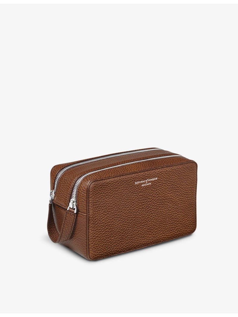 Aspinal of London Mount Street leather wash bag - British product