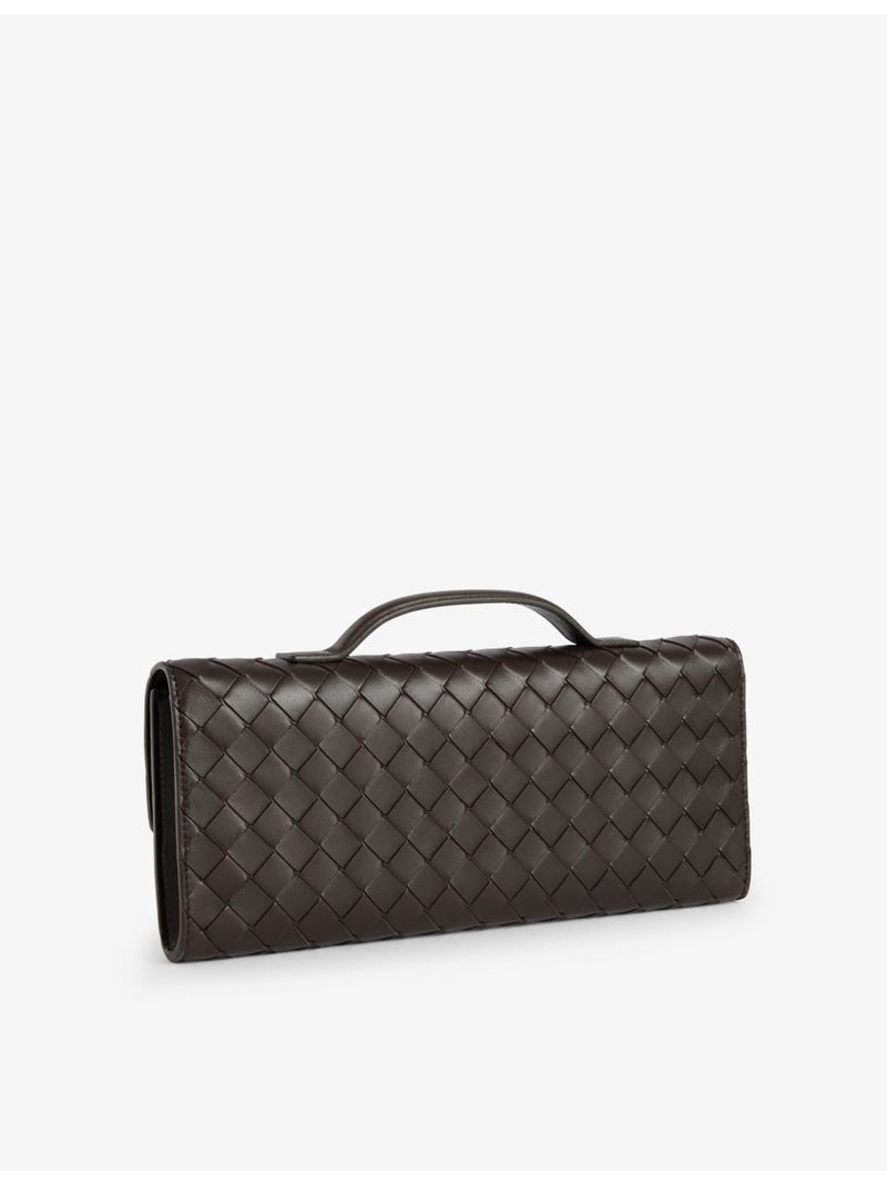 Bottega Veneta Intrecciato leather clutch bag 31cm - British product