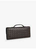 Bottega Veneta Intrecciato leather clutch bag 31cm - British product