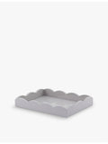 Addison Ross scalloped lacquered tray 20cm x 27cm (British brand)