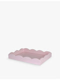 Addison Ross lacquered tray scalloped edges 20x27cm (British brand)