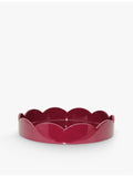 Addison Ross scalloped wood tray 21.5cm (British brand)