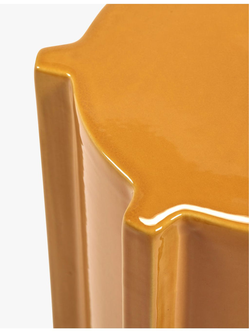 Serax Pawn geometric stoneware side table 45.4cm - British product