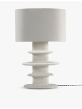 selfridges Serax Geometrical Earth Paper-Mache Table Lamp- Buy online at McGrocer