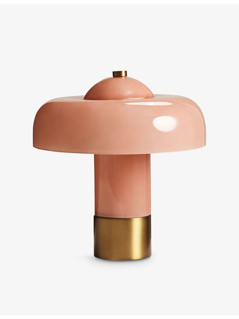 Soho Home Giovanni moulded-glass table lamp 43cm, imported from the UK