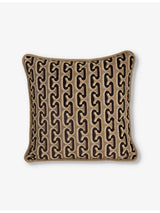 selfridges Soho Home Budleigh Jacquard-Pattern Square Woven Cushion 50cm x 50cm- Buy online at McGrocer