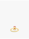 Thomas Sabo x HARIBO gold-plated sterling silver ring with zirconia (British brand)