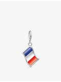 Thomas Sabo French flag sterling silver pendant charm (British brand)