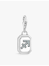 selfridges Thomas Sabo Sagittarius Sterling Silver and Cubic Zirconia Charm- Buy online at McGrocer