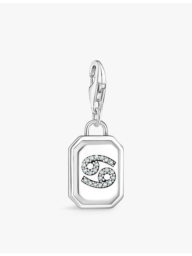 Thomas Sabo sterling silver Cancer charm with cubic zirconia - British product