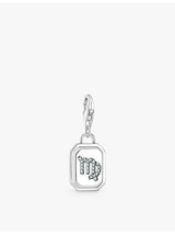 selfridges Thomas Sabo Virgo Star Sign Sterling Silver and Zirconia Pendant Charm- Buy online at McGrocer