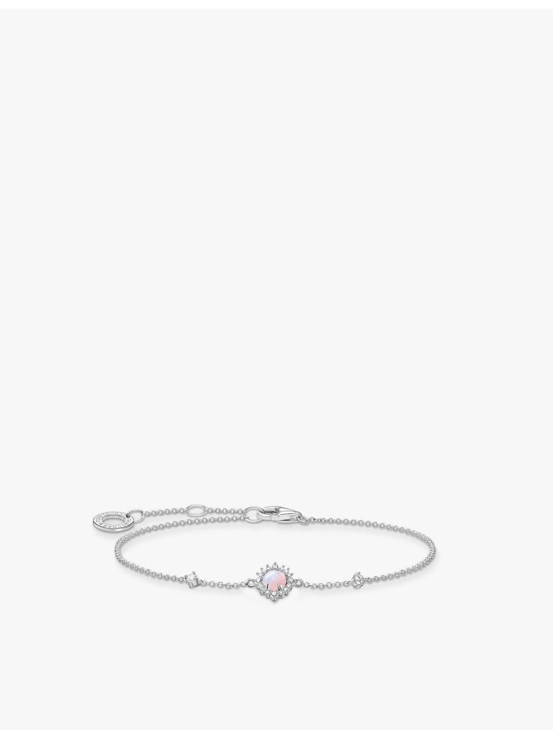 Thomas Sabo sterling silver chain bracelet with cubic zirconia (British brand)
