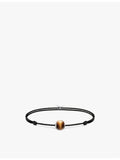 Thomas Sabo Karma Secret tigers-eye sterling silver bracelet, UK version