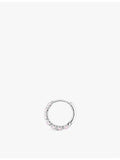 Thomas Sabo sterling silver single hoop earring with zirconia - British product