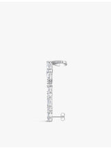 selfridges Thomas Sabo Pure Glamour Stainless Steel Cubic Zirconia Single Ear Climber- Buy online at McGrocer