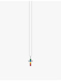 Thomas Sabo cross pendant necklace with zirconia and glass stones, imported from the UK
