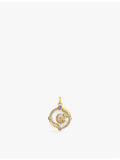 Thomas Sabo crescent moon enamel zirconia pendant 3.3cm (British brand)