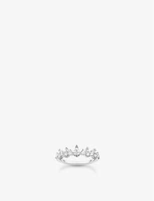 Thomas Sabo Ice Crystal 925 Sterling Silver and Zirconia Ring