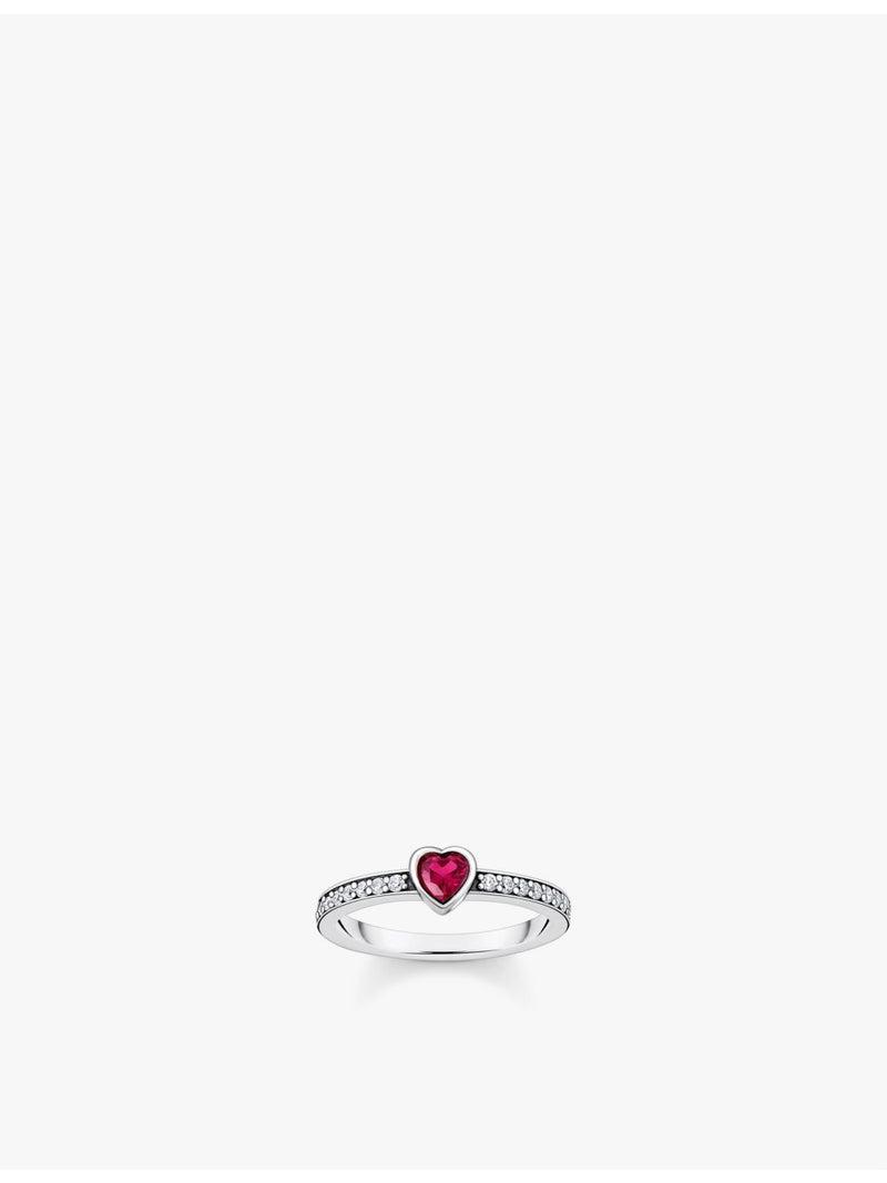 Thomas Sabo 925 sterling silver heart zirconia ring - British product