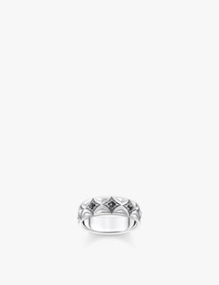 Thomas Sabo 925 Sterling Silver and Zirconia Band Ring