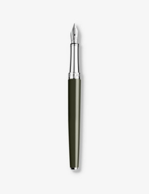 Caran d'Ache Léman brass fountain pen, imported from the UK